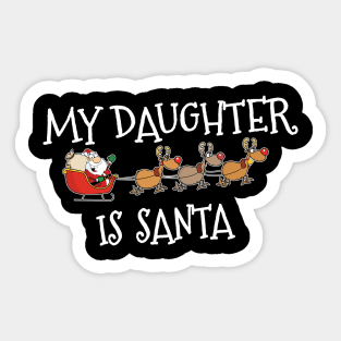 Matching family Christmas outfit Daughter Sticker